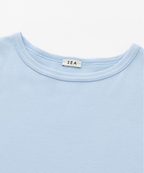 SEA（シー）の「フライス カラーパレット L/S トップ（Tシャツ/カットソー・レディース・コバルトブルー/サックスブルー/インディゴブルー・ONE SIZE）」の21枚目の写真