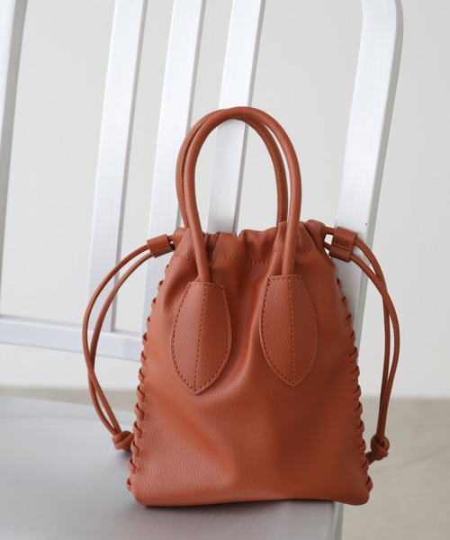 frames RAY CASSIN（フレームスレイカズン）の「販売停止中※※WEB限定 合皮2WAYミニBAG（ハンドバッグ・レディース・ブラック/イエロー/ブルー/アイボリー/グレイッシュベージュ/テラコッタ・FREE）」の4枚目の写真