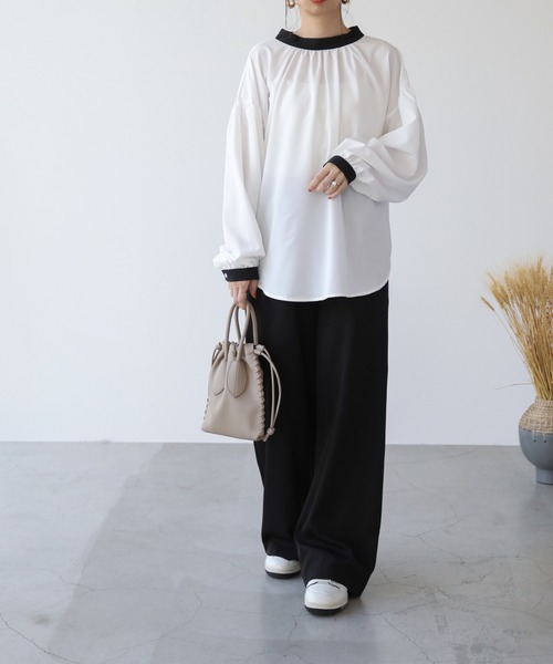 frames RAY CASSIN（フレームスレイカズン）の「販売停止中※※WEB限定 合皮2WAYミニBAG（ハンドバッグ・レディース・ブラック/イエロー/ブルー/アイボリー/グレイッシュベージュ/テラコッタ・FREE）」の13枚目の写真