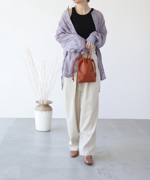 frames RAY CASSIN（フレームスレイカズン）の「販売停止中※※WEB限定 合皮2WAYミニBAG（ハンドバッグ・レディース・ブラック/イエロー/ブルー/アイボリー/グレイッシュベージュ/テラコッタ・FREE）」の10枚目の写真