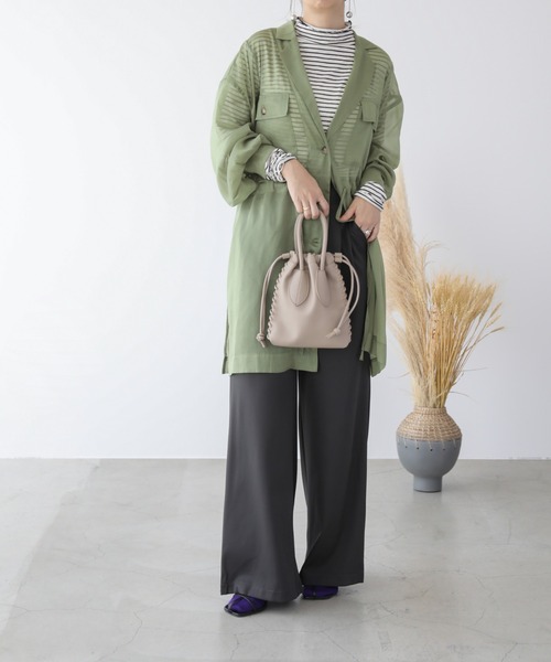 frames RAY CASSIN（フレームスレイカズン）の「販売停止中※※WEB限定 合皮2WAYミニBAG（ハンドバッグ・レディース・ブラック/イエロー/ブルー/アイボリー/グレイッシュベージュ/テラコッタ・FREE）」の15枚目の写真