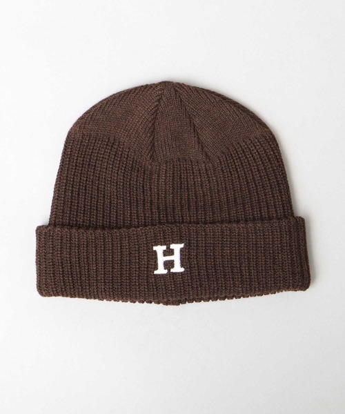 A.M.S.(エーエムエス)の「3D イニシャルロゴ刺繍 ニット帽(ニットキャップ/ビーニー・メンズ・ブラック/グレー/ベージュ/ブラウン・FREE)」の12枚目の写真