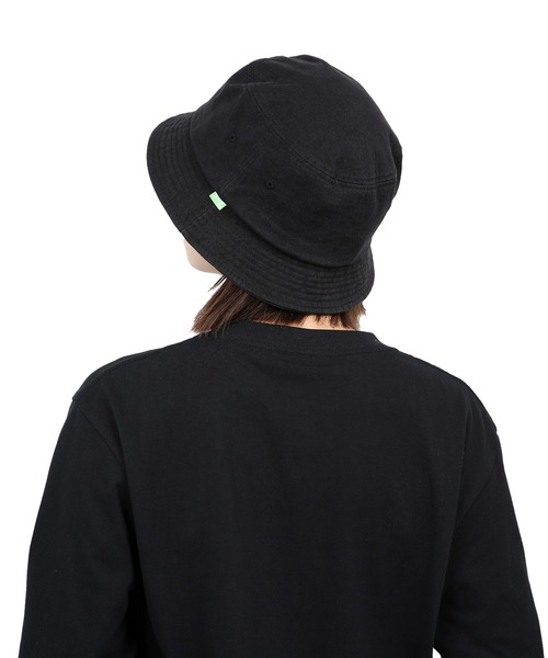 HUF（ハフ）の「SCRIPT BUCKET HAT / HUF バケットハット バケハ（ハット・メンズ・ブラック/グリーン系その他・S/M/L/XL）」の9枚目の写真