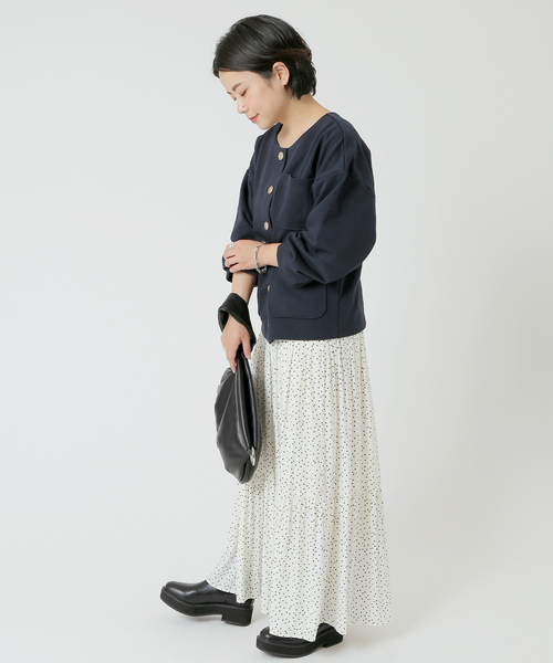 LE VERNIS（ル・ベルニ）の「【LE VERNIS/ル・ベルニ】 ジグリー Pu mini Bag（クラッチバッグ・レディース・ブラック/ベージュ・FREE）」の4枚目の写真