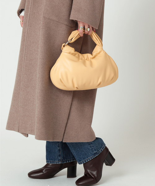 LE VERNIS（ル・ベルニ）の「【LE VERNIS/ル・ベルニ】 ジグリー Pu mini Bag（クラッチバッグ・レディース・ブラック/ベージュ・FREE）」の9枚目の写真