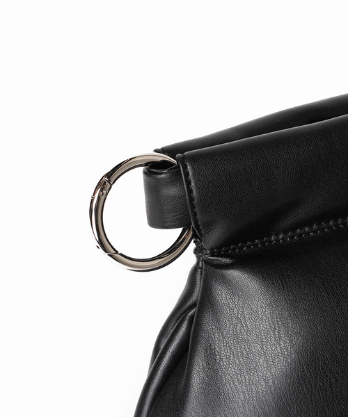 LE VERNIS（ル・ベルニ）の「【LE VERNIS/ル・ベルニ】 ジグリー Pu mini Bag（クラッチバッグ・レディース・ブラック/ベージュ・FREE）」の18枚目の写真