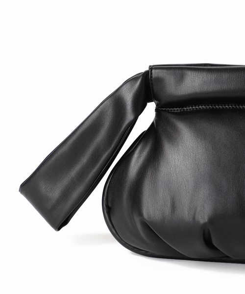 LE VERNIS（ル・ベルニ）の「【LE VERNIS/ル・ベルニ】 ジグリー Pu mini Bag（クラッチバッグ・レディース・ブラック/ベージュ・FREE）」の20枚目の写真