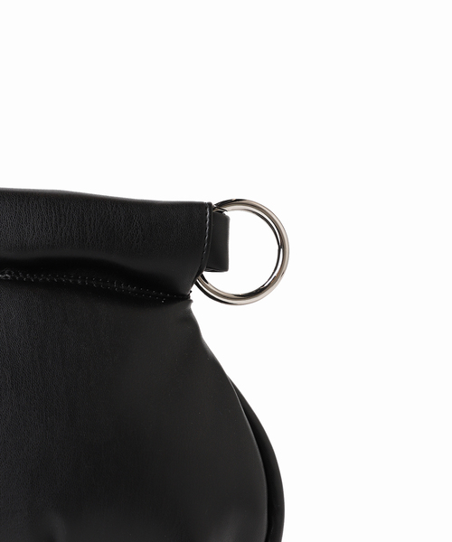 LE VERNIS（ル・ベルニ）の「【LE VERNIS/ル・ベルニ】 ジグリー Pu mini Bag（クラッチバッグ・レディース・ブラック/ベージュ・FREE）」の21枚目の写真