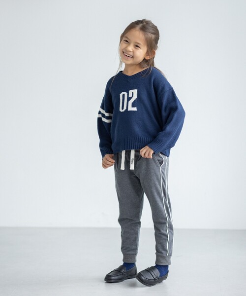 THE SHOP TK （ザ ショップ ティーケー ）の「【110-150/洗濯機で洗える】Vネックニット（ニット/セーター・キッズ・ネイビー/アイボリー・11/12/15 /13/14）」の15枚目の写真