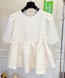 ANOTHER S | ペプラムジャガードブラウス(シャツ/ブラウス)