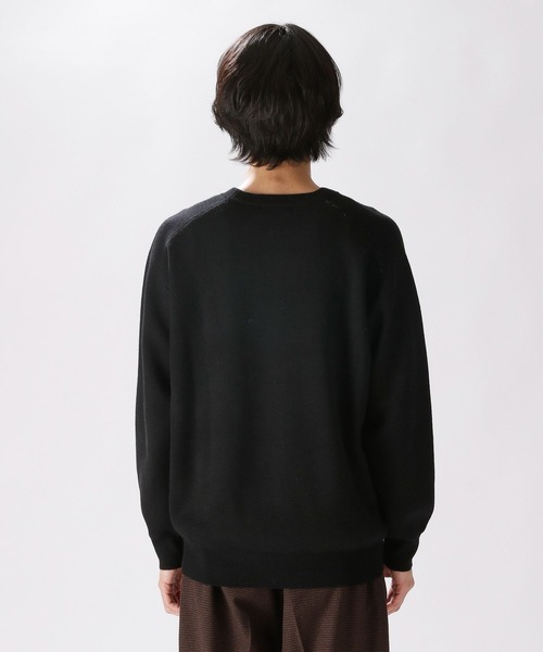 niko and...（ニコアンド）の「DOGFACEジャカ－ドプルオーバー（ニット/セーター・メンズ・ブラック/アイボリー/バイオレット・MEDIUM/LARGE）」の15枚目の写真