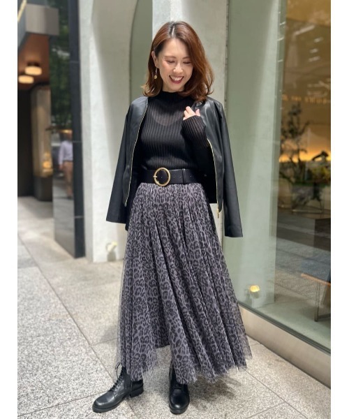 EPOCA THE SHOP（エポカザショップ）の「ラムレザーノーカラー