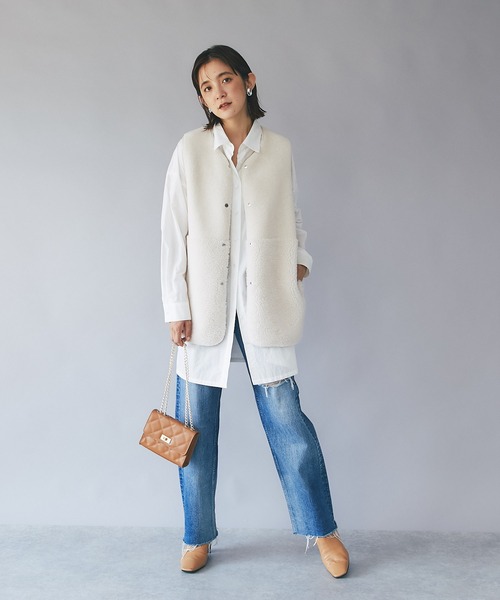 RIVE DROITE（リヴドロワ）の「アクセサリーのように持てるミニバッグ/レザーキルトミニチェーンバッグ（ショルダーバッグ・レディース・ブラック/キャメル/レッド・FREE）」の18枚目の写真