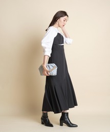 JUSGLITTY（ジャスグリッティー）の「ビスチェドッキングワンピース