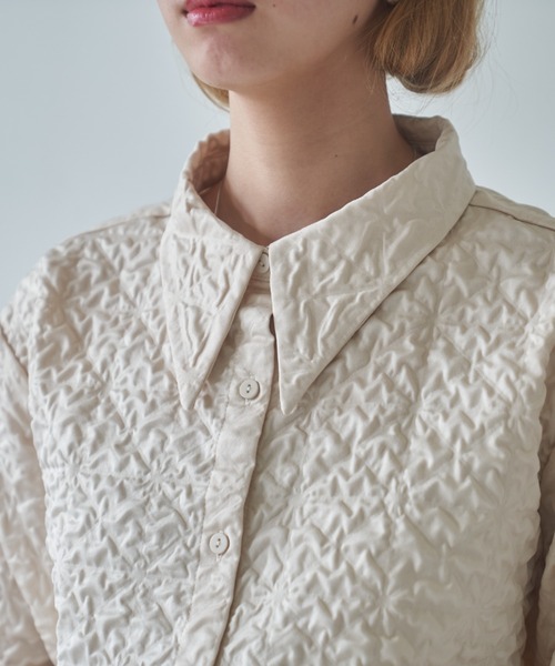VACANCY（ヴァカンシー）の「ポコポコシャツジャケット（その他アウター・レディース・ブラック/アイボリー・FREE）」の13枚目の写真