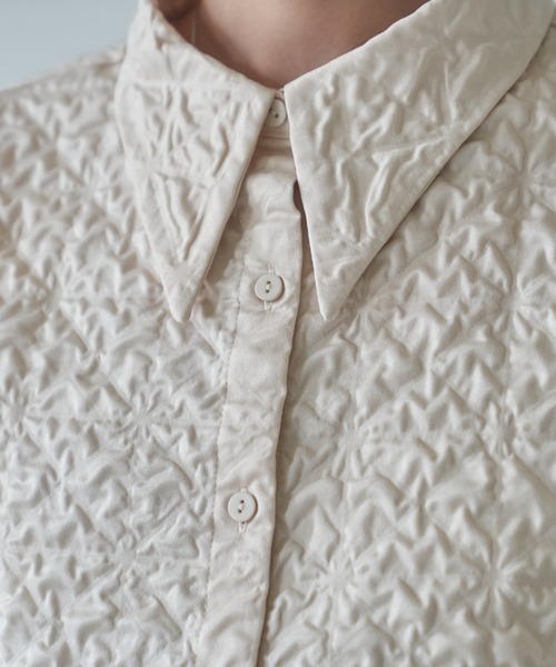 VACANCY（ヴァカンシー）の「ポコポコシャツジャケット（その他アウター・レディース・ブラック/アイボリー・FREE）」の14枚目の写真