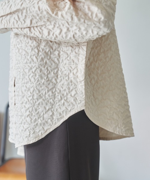 VACANCY（ヴァカンシー）の「ポコポコシャツジャケット（その他アウター・レディース・ブラック/アイボリー・FREE）」の16枚目の写真