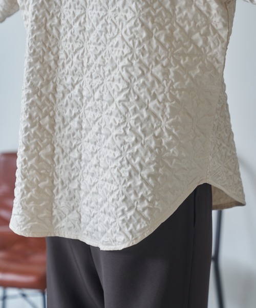 VACANCY（ヴァカンシー）の「ポコポコシャツジャケット（その他アウター・レディース・ブラック/アイボリー・FREE）」の17枚目の写真