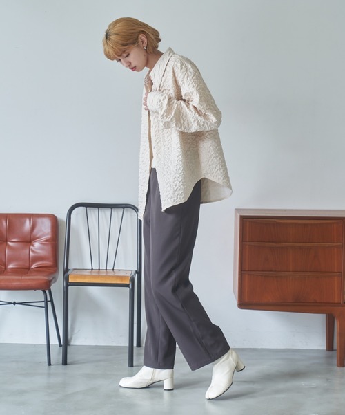 VACANCY（ヴァカンシー）の「ポコポコシャツジャケット（その他アウター・レディース・ブラック/アイボリー・FREE）」の21枚目の写真