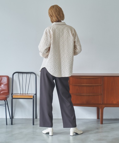 VACANCY（ヴァカンシー）の「ポコポコシャツジャケット（その他アウター・レディース・ブラック/アイボリー・FREE）」の22枚目の写真