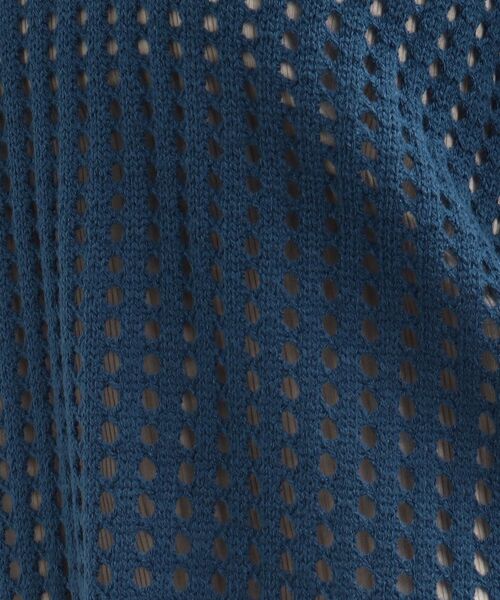 SHOO・LA・RUE(シューラルー)の「◆Vネックメッシュ編みニット(ニット/セーター・レディース・ブラック/ブルー/アイボリー・00)」の6枚目の写真