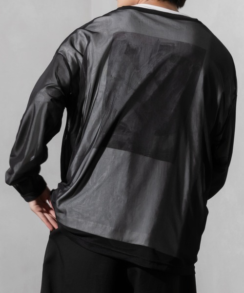 セール】【Adoon plain】シースルートップス（Tシャツ