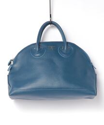 【YOUNG & OLSEN The DRYGOODS STORE】/EMBOSSED LEATHER ZIP BOAT BAG M