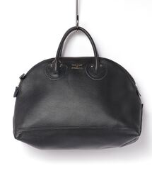 【YOUNG & OLSEN The DRYGOODS STORE】/EMBOSSED LEATHER ZIP BOAT BAG M