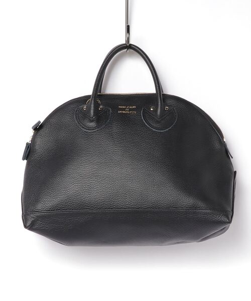 YOUNG&OLSEN The DRYGOODS STORE(ヤングアンドオルセン)の「【YOUNG & OLSEN The DRYGOODS STORE】/EMBOSSED LEATHER ZIP BOAT BAG M(ハンドバッグ・レディース・その他/ブラウン/ベージュ/ブルー系その他/プラム/ブラック・FREE)」の2枚目の写真