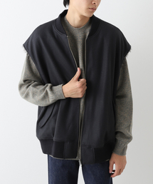 URU（ウル）の「【URU / ウル】ZIP UP VEST（ブルゾン）」