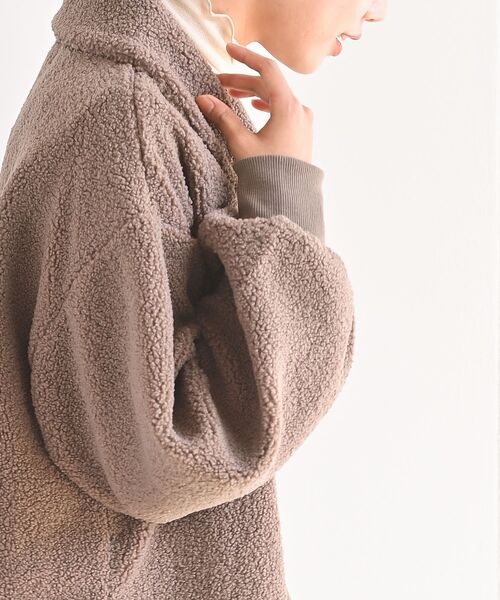 rps（アールピーエス）の「ショールカラーブークレープルオーバー（その他トップス・レディース・ピンク/アイボリー/モカ・フリー）」の17枚目の写真