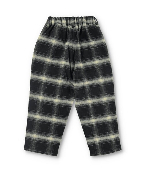 BRANSHES(ブランシェス)の「【やわらか】チェック柄起毛ロングパンツ(チノパンツ・キッズ・ブラック/チャコールグレー・120/130/150/90/140/110/100)」の21枚目の写真