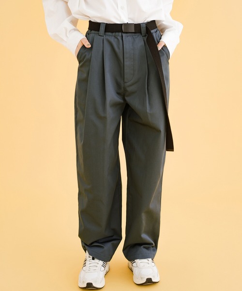 haco!（ハコ）の「女の子っぽくかわいく動きやすく美脚に見せたい気持ちに忠実なタックパンツ（その他パンツ・レディース・ライトブラウン/グレー・LARGE/MEDIUM/X-LARGE/SMALL）」の5枚目の写真