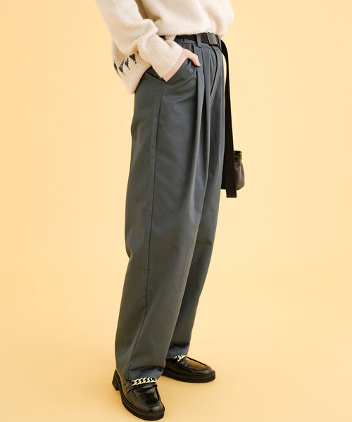 haco!（ハコ）の「女の子っぽくかわいく動きやすく美脚に見せたい気持ちに忠実なタックパンツ（その他パンツ・レディース・ライトブラウン/グレー・LARGE/MEDIUM/X-LARGE/SMALL）」の9枚目の写真