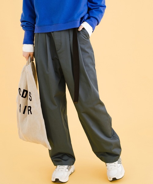 haco!（ハコ）の「女の子っぽくかわいく動きやすく美脚に見せたい気持ちに忠実なタックパンツ（その他パンツ・レディース・ライトブラウン/グレー・LARGE/MEDIUM/X-LARGE/SMALL）」の10枚目の写真