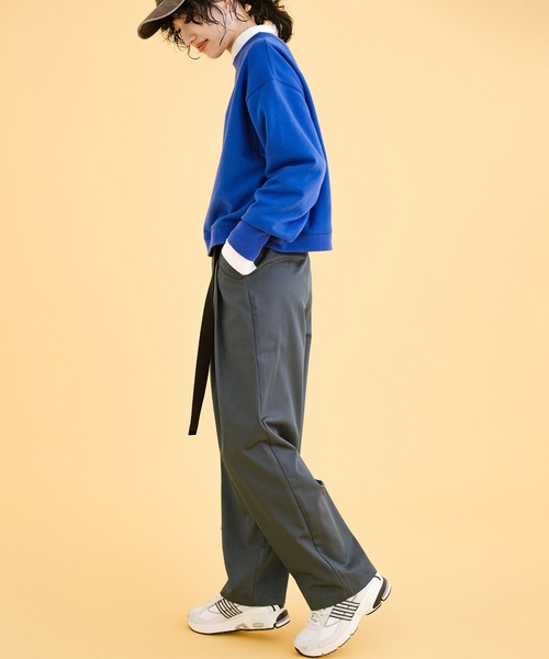 haco!（ハコ）の「女の子っぽくかわいく動きやすく美脚に見せたい気持ちに忠実なタックパンツ（その他パンツ・レディース・ライトブラウン/グレー・LARGE/MEDIUM/X-LARGE/SMALL）」の13枚目の写真