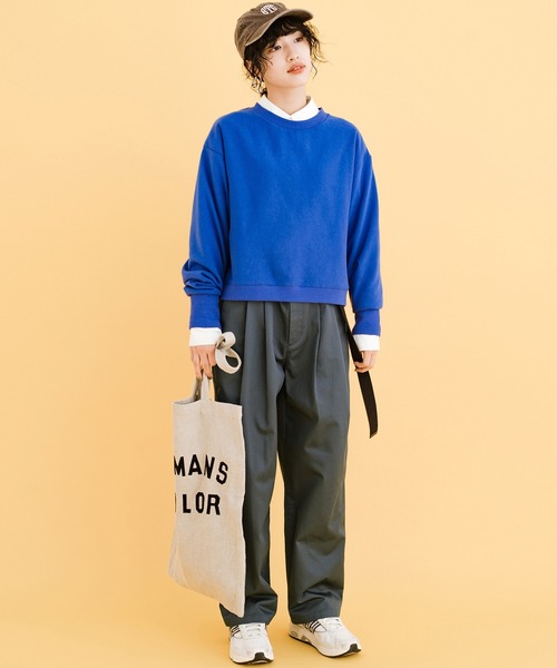 haco!（ハコ）の「女の子っぽくかわいく動きやすく美脚に見せたい気持ちに忠実なタックパンツ（その他パンツ・レディース・ライトブラウン/グレー・LARGE/MEDIUM/X-LARGE/SMALL）」の15枚目の写真