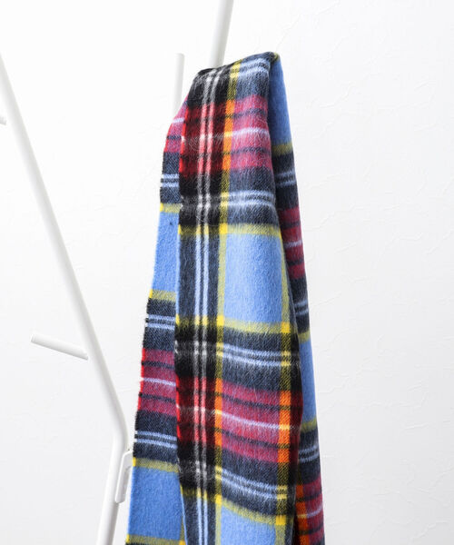 NOLLEY'S goodman（ノーリーズグッドマン）の「【W.J.HENDERSON/ダブル ジェイ ヘンダーソン】LAMORA WOVEN SCARF（マフラー・メンズ・ベージュ/グリーン/ベージュ系その他/スカイブルー/ネイビー/レッド・FREE）」の12枚目の写真