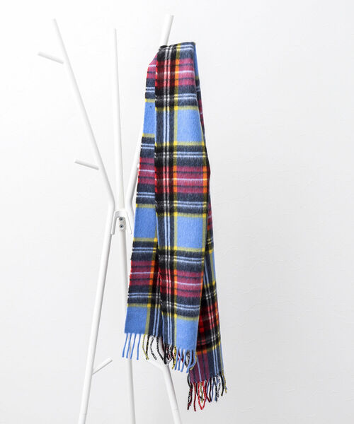 NOLLEY'S goodman（ノーリーズグッドマン）の「【W.J.HENDERSON/ダブル ジェイ ヘンダーソン】LAMORA WOVEN SCARF（マフラー・メンズ・ベージュ/グリーン/ベージュ系その他/スカイブルー/ネイビー/レッド・FREE）」の13枚目の写真
