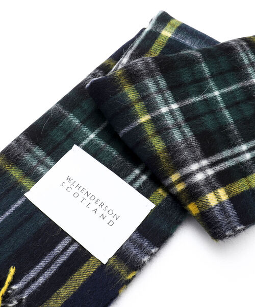 NOLLEY'S goodman（ノーリーズグッドマン）の「【W.J.HENDERSON/ダブル ジェイ ヘンダーソン】LAMORA WOVEN SCARF（マフラー・メンズ・ベージュ/グリーン/ベージュ系その他/スカイブルー/ネイビー/レッド・FREE）」の18枚目の写真