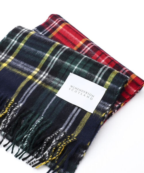 NOLLEY'S goodman（ノーリーズグッドマン）の「【W.J.HENDERSON/ダブル ジェイ ヘンダーソン】LAMORA WOVEN SCARF（マフラー・メンズ・ベージュ/グリーン/ベージュ系その他/スカイブルー/ネイビー/レッド・FREE）」の21枚目の写真