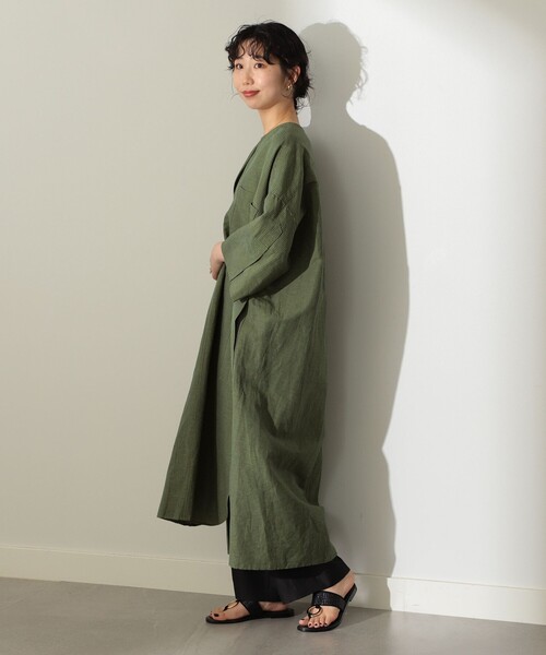 Demi-Luxe BEAMS(デミルクス ビームス)の「TICCA × Demi-Luxe BEAMS / 別注 ギンガムチェック ワンピース(ワンピース・レディース・グリーン・ONE SIZE)」の3枚目の写真