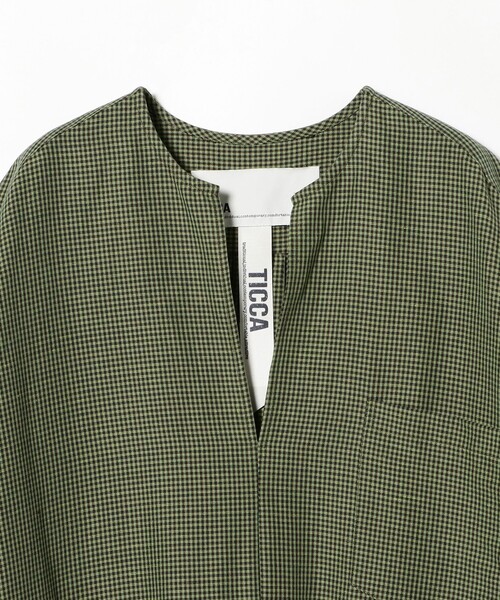TICCA × Demi-Luxe BEAMS / 別注ギンガムチェック ワンピ Demi-Luxe BEAMS（デミルクス ビームス）の「TICCA × Demi-Luxe