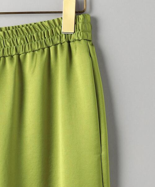 BEAUTY&YOUTH UNITED ARROWS（ビューティーアンドユースユナイテッドアローズ）の「サテン ドロースト イージー パンツ/ライナー -ウォッシャブル-（その他パンツ・レディース・オフホワイト/ブラック/ライム・M/L/S）」の18枚目の写真