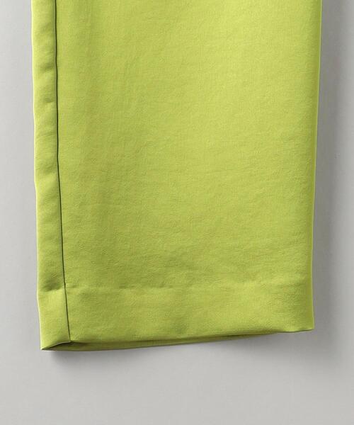 BEAUTY&YOUTH UNITED ARROWS（ビューティーアンドユースユナイテッドアローズ）の「サテン ドロースト イージー パンツ/ライナー -ウォッシャブル-（その他パンツ・レディース・オフホワイト/ブラック/ライム・M/L/S）」の19枚目の写真