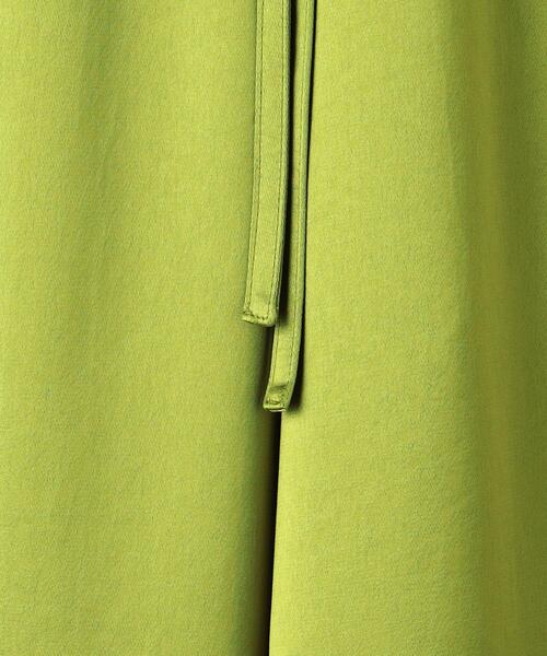 BEAUTY&YOUTH UNITED ARROWS（ビューティーアンドユースユナイテッドアローズ）の「サテン ドロースト イージー パンツ/ライナー -ウォッシャブル-（その他パンツ・レディース・オフホワイト/ブラック/ライム・M/L/S）」の20枚目の写真