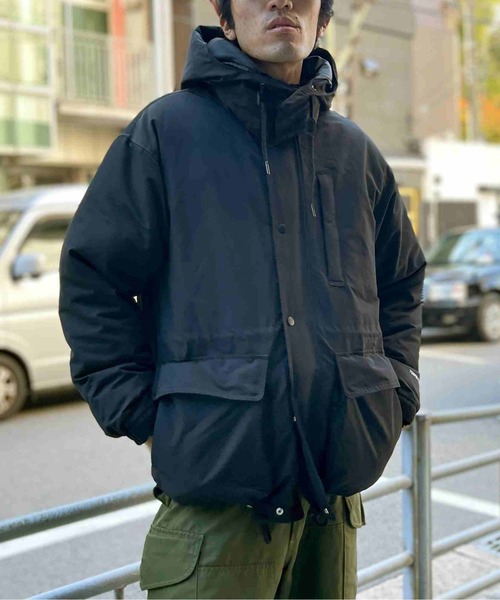 CPCM（シーピーシーエム）の「フード脱着マウンテンダウンジャケット（ダウンジャケット/コート・メンズ・グリーン/ブラック/サックスブルー・MEDIUM/LARGE）」の3枚目の写真