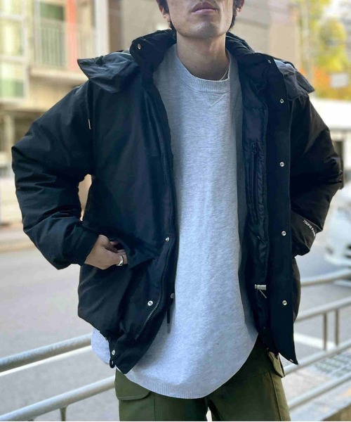 CPCM（シーピーシーエム）の「フード脱着マウンテンダウンジャケット（ダウンジャケット/コート・メンズ・グリーン/ブラック/サックスブルー・MEDIUM/LARGE）」の19枚目の写真