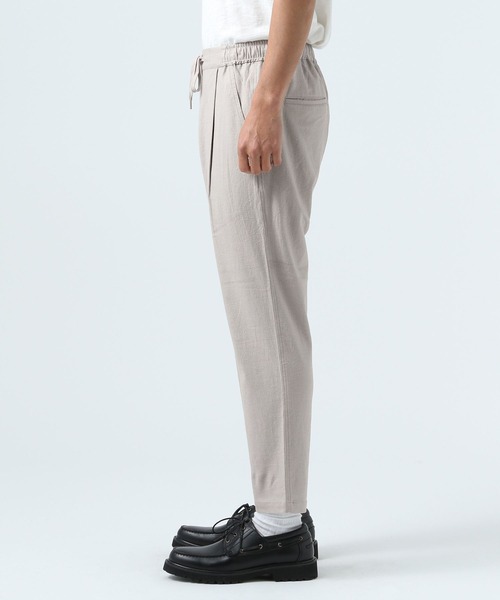 BAYFLOW(ベイフロー)の「リネンスリムテーパードパンツ(その他パンツ・メンズ・チャコール/カーキ/アイボリー/ブルー・SMALL/MEDIUM/LARGE)」の18枚目の写真
