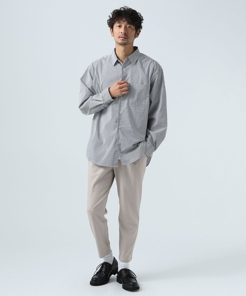 BAYFLOW(ベイフロー)の「リネンスリムテーパードパンツ(その他パンツ・メンズ・チャコール/カーキ/アイボリー/ブルー・SMALL/MEDIUM/LARGE)」の7枚目の写真